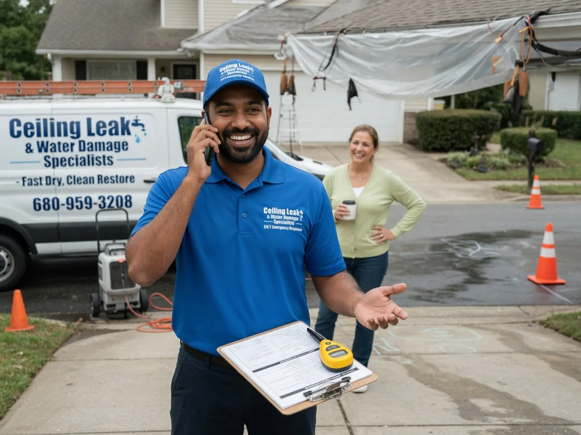 Ceiling Leak Cleanup Inman, NE FAQs